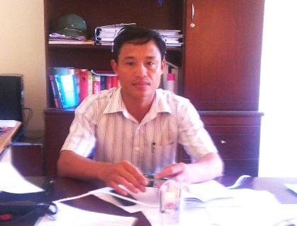 Ông Bùi Việt Thắng - Giám đốc trung tâm VH-TT-DL huyện Đức Thọ (Hà Tĩnh) người đã nhiều lần hành hung cấp dưới của mình